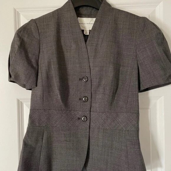 NWT Banana Republic short sleeve suit blazer size 0 - Picture 1 of 4